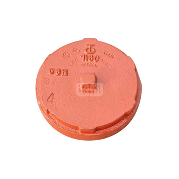 Zaślepka czerwona Groove - 48.3