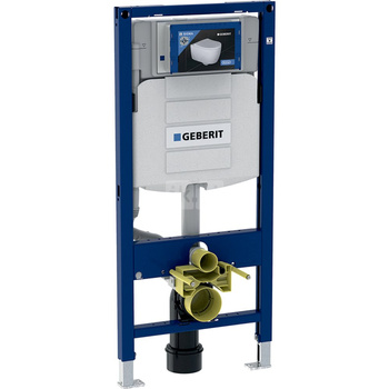Stelaż podtynkowy Geberit Duofix do wiszących misek WC, 112 cm, ze spłuczką podtynkową Sigma 12 cm i Power & Connect Box