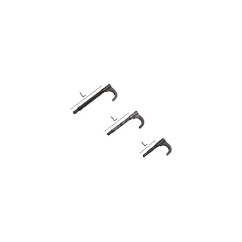 Hak do rur plastikowy pojedynczy - 12‑20/12‑26 L = 100 mm