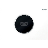 Elektroniczny zestaw uruchamiający WC Geberit, IR, zasilanie bateryjne, Sigma10, 12cm, biały-chrom bł.